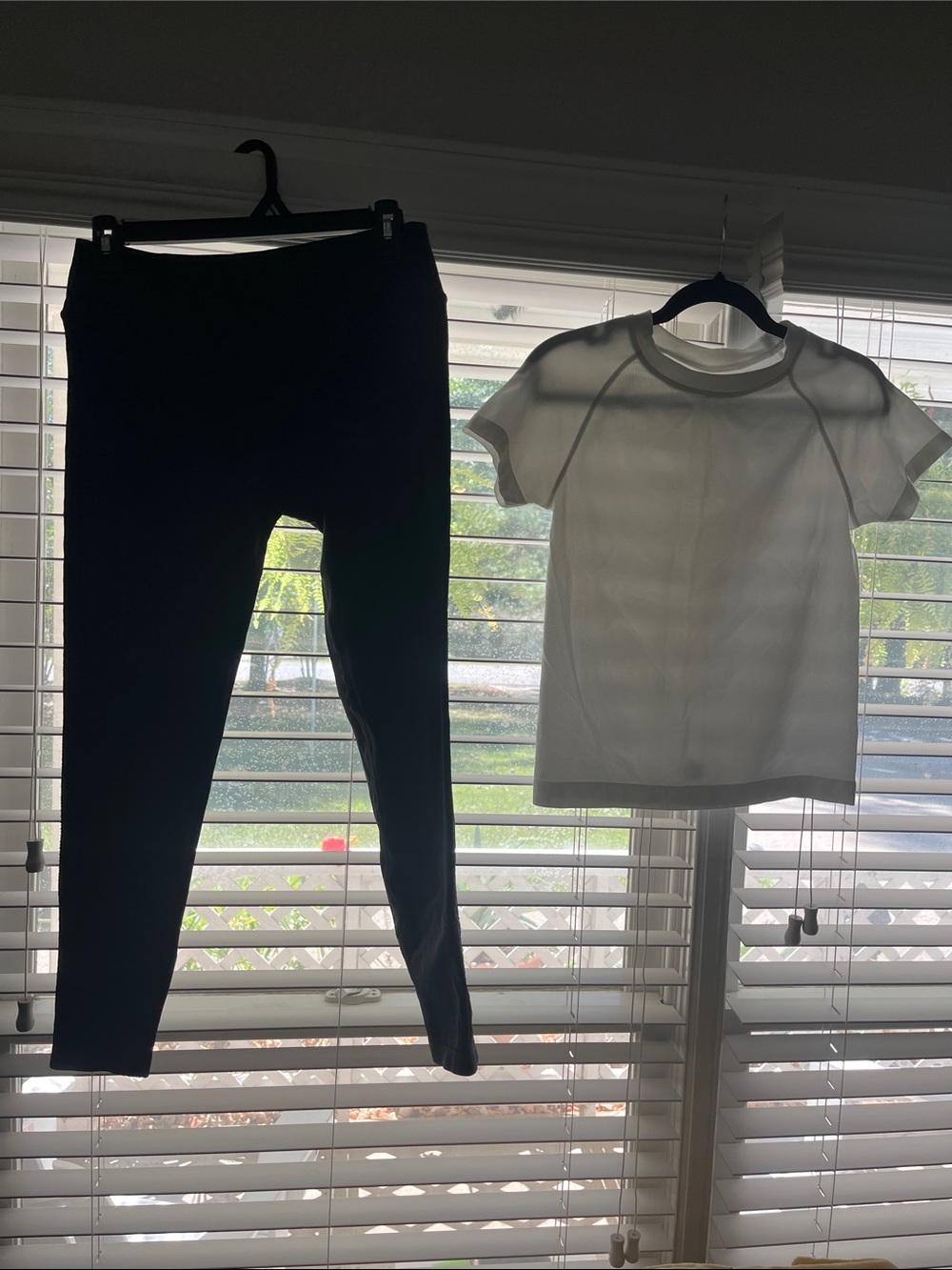 Altar’d State Gray/Black Active Leggings and compression top
